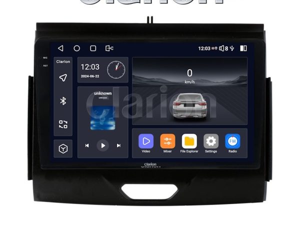 CLARION GL74576B Οθόνη OEM Multimedia Αυτοκινήτου για FORD RANGER 2015>2020 (CarPlay/AndroidAuto/BT/GPS/WIFI/GPRS)