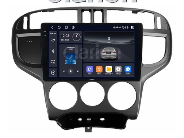 CLARION GL74600 Οθόνη OEM Multimedia Αυτοκινήτου για Hyundai Matrix 2001 > 2011 (CarPlay/AndroidAuto/BT/GPS/WIFI/GPRS)