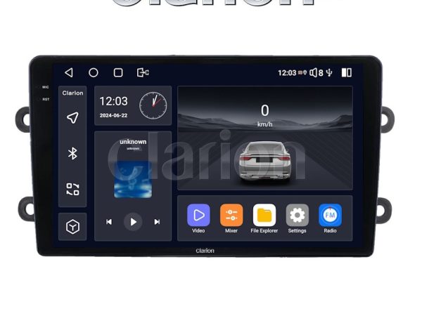 CLARION GL74708 Οθόνη OEM Multimedia Αυτοκινήτου για DACIA DUSTER – LOGAN - SUNDERO 2013 > 2018 (CarPlay/AndroidAuto/BT/GPS/WIFI/GPRS)