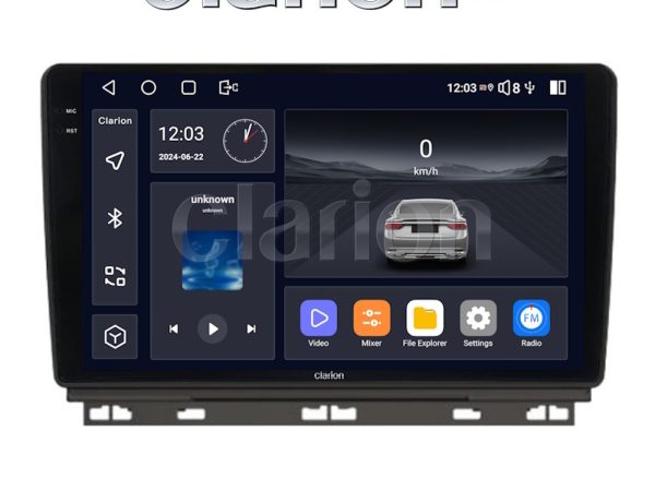 CLARION GL74718 Οθόνη OEM Multimedia Αυτοκινήτου για Renault Clio 2020 (CarPlay/AndroidAuto/BT/GPS/WIFI/GPRS)
