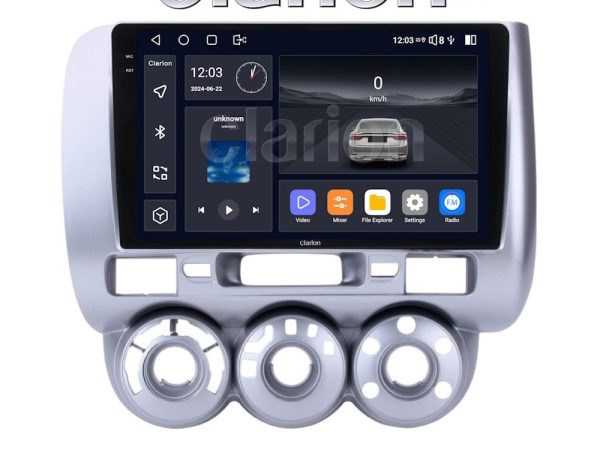 CLARION GL74730 Οθόνη OEM Multimedia Αυτοκινήτου για HONDA JAZZ 2002>2009 (CarPlay/AndroidAuto/BT/GPS/WIFI/GPRS)