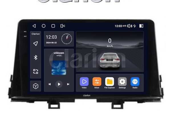 CLARION GL74795 Οθόνη OEM Multimedia Αυτοκινήτου για OEM KIA PICCANTO 2017> (CarPlay/AndroidAuto/BT/GPS/WIFI/GPRS)