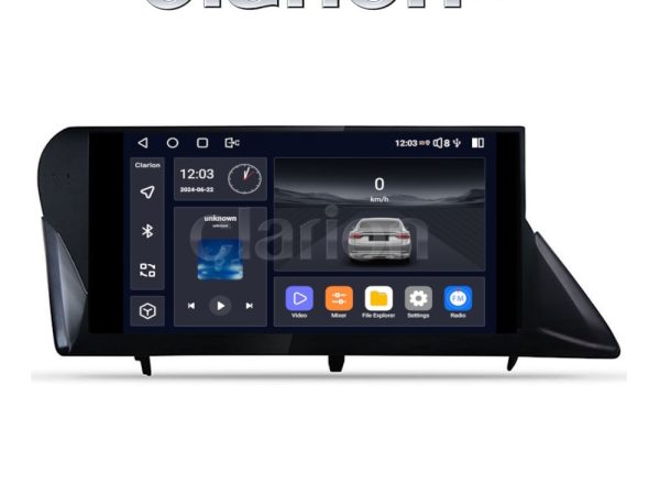 CLARION GL74800 Οθόνη OEM Multimedia Αυτοκινήτου για LEXUS RX 2009 > 2014 (CarPlay/AndroidAuto/BT/GPS/WIFI/GPRS)