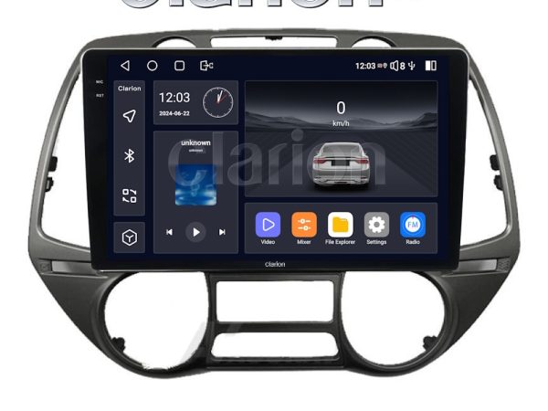 CLARION GL74837 Οθόνη OEM Multimedia Αυτοκινήτου για Hyundai i20 2008 > 2014 (CarPlay/AndroidAuto/BT/GPS/WIFI/GPRS)