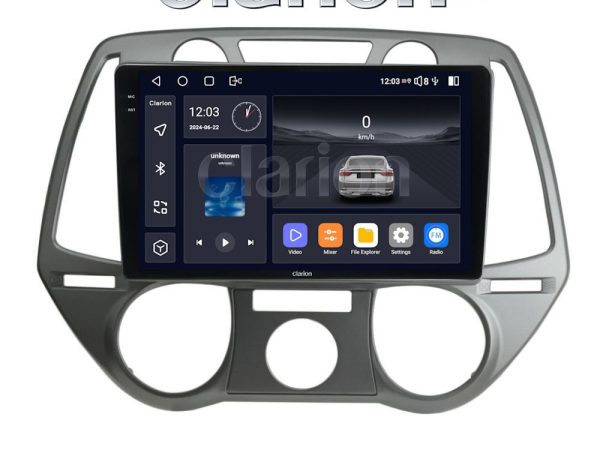 CLARION GL74838 Οθόνη OEM Multimedia Αυτοκινήτου για Hyundai i20 2008 > 2014 (CarPlay/AndroidAuto/BT/GPS/WIFI/GPRS)