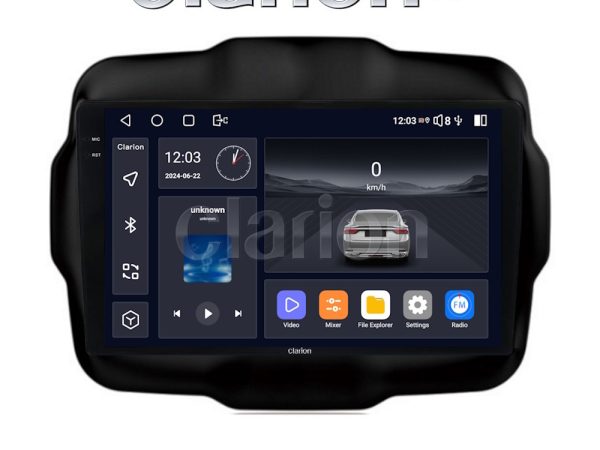 CLARION GL74952 Οθόνη OEM Multimedia Αυτοκινήτου για RENEGADE 2014> (CarPlay/AndroidAuto/BT/GPS/WIFI/GPRS)