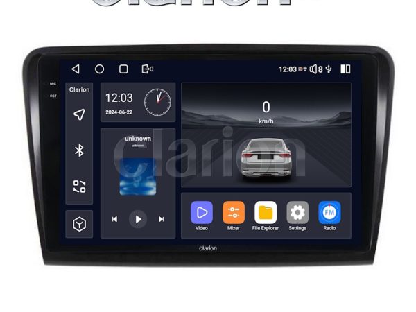 CLARION GL74982 Οθόνη OEM Multimedia Αυτοκινήτου για SK SUPERB 2008>2015 (CarPlay/AndroidAuto/BT/GPS/WIFI/GPRS)
