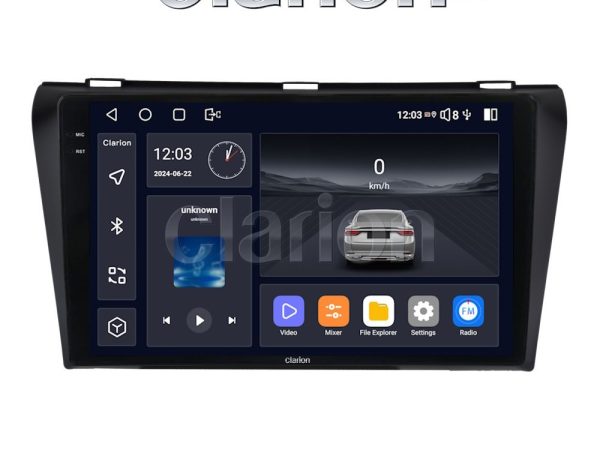 CLARION GL75034 Οθόνη OEM Multimedia Αυτοκινήτου για MAZDA 3  2009>2014 (CarPlay/AndroidAuto/BT/GPS/WIFI/GPRS)