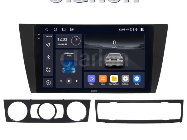 CLARION GL75095 Οθόνη OEM Multimedia Αυτοκινήτου για BMW σειρά 3 (E90-91-92-93) 2005-2012 (CarPlay/AndroidAuto/BT/GPS/WIFI/GPRS)