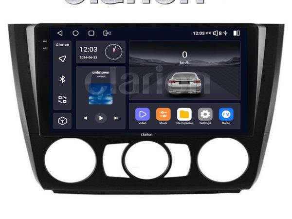 CLARION GL75170 Οθόνη OEM Multimedia Αυτοκινήτου για BMW σειρά 1 (E81 - E82 - E87 -E88) (CarPlay/AndroidAuto/BT/GPS/WIFI/GPRS)