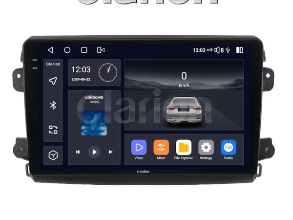 CLARION GL75192 Οθόνη OEM Multimedia Αυτοκινήτου για Fiat Ducato 2023 > (CarPlay/AndroidAuto/BT/GPS/WIFI/GPRS)