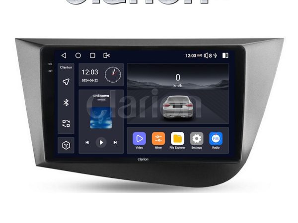 CLARION GL75217 Οθόνη OEM Multimedia Αυτοκινήτου για Seat Leon 2005>2012 (CarPlay/AndroidAuto/BT/GPS/WIFI/GPRS)