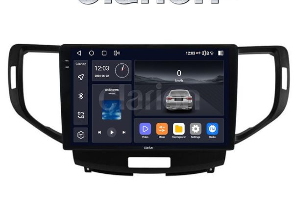 CLARION GL75363 Οθόνη OEM Multimedia Αυτοκινήτου για Honda Accord 2008 > 2013 (CarPlay/AndroidAuto/BT/GPS/WIFI/GPRS)