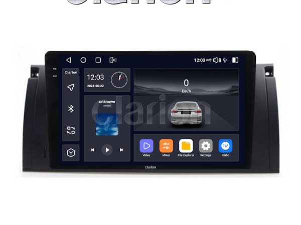 CLARION GL75395 Οθόνη OEM Multimedia Αυτοκινήτου για Series 5 (E39) '97 > '05Series 7 (E38) '97 > '03Series X5 (E53) '99 > '06Land RoverRangeRover 2002 > 2004 (CarPlay/AndroidAuto/BT/GPS/WIFI/GPRS)