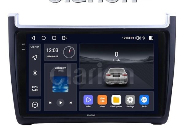 CLARION GL75405 Οθόνη OEM Multimedia Αυτοκινήτου για VW POLO 2014>2017 & CADDY 2015> (CarPlay/AndroidAuto/BT/GPS/WIFI/GPRS)