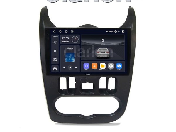 CLARION GL75432B Οθόνη OEM Multimedia Αυτοκινήτου για Dacia Duster 2006 > 2012 (CarPlay/AndroidAuto/BT/GPS/WIFI/GPRS)