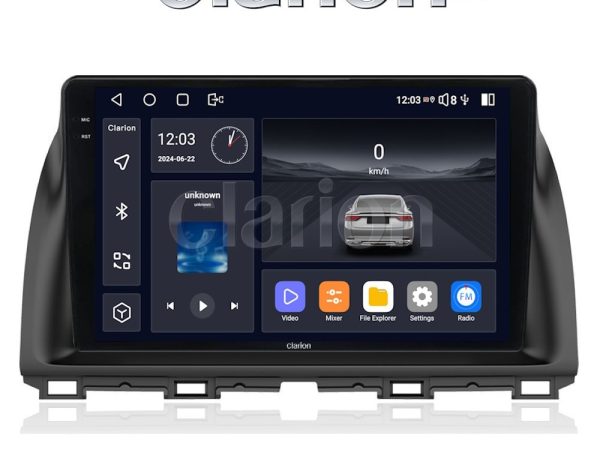 CLARION GL75438 Οθόνη OEM Multimedia Αυτοκινήτου για MAZDA CX5 2013>2017  (CarPlay/AndroidAuto/BT/GPS/WIFI/GPRS)
