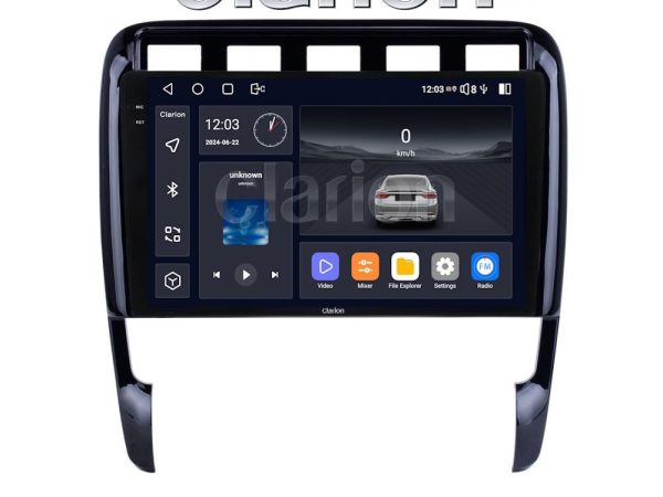 CLARION GL75443 Οθόνη OEM Multimedia Αυτοκινήτου για PORSCHE CAYENNE 2002>2011 (CarPlay/AndroidAuto/BT/GPS/WIFI/GPRS)