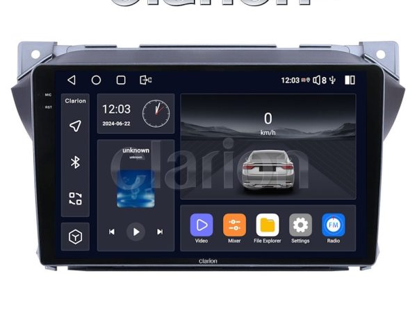CLARION GL75449 Οθόνη OEM Multimedia Αυτοκινήτου για Suzuki Alto 2009>2016 (CarPlay/AndroidAuto/BT/GPS/WIFI/GPRS)
