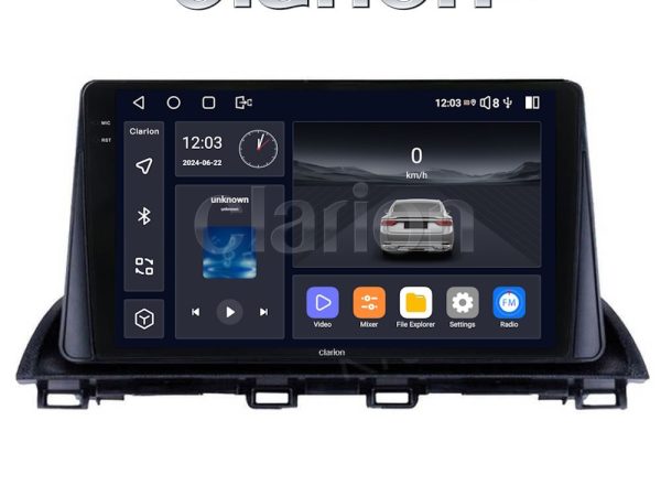 CLARION GL75461 Οθόνη OEM Multimedia Αυτοκινήτου για Mazda 3 2014 >  (CarPlay/AndroidAuto/BT/GPS/WIFI/GPRS)