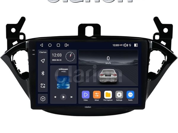 CLARION GL75521 Οθόνη OEM Multimedia Αυτοκινήτου για Opel Corsa E 2015 > 2018 (CarPlay/AndroidAuto/BT/GPS/WIFI/GPRS)