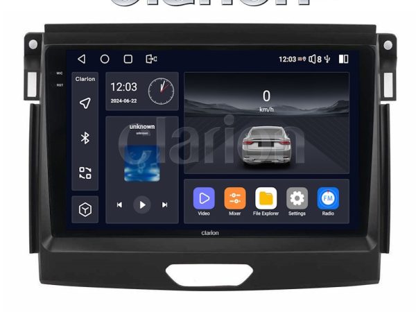 CLARION GL75574 Οθόνη OEM Multimedia Αυτοκινήτου για Ford Ranger 2015 > 2020 (CarPlay/AndroidAuto/BT/GPS/WIFI/GPRS)