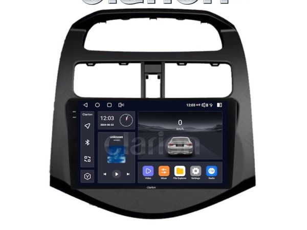 CLARION GL75589 Οθόνη OEM Multimedia Αυτοκινήτου για DAEWOO SPARK 2009>2016 (CarPlay/AndroidAuto/BT/GPS/WIFI/GPRS)