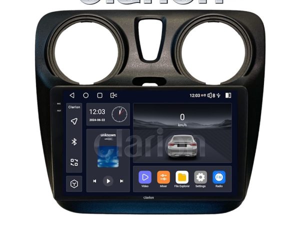 CLARION GL75657 Οθόνη OEM Multimedia Αυτοκινήτου για Dacia Dokker 2012 > (CarPlay/AndroidAuto/BT/GPS/WIFI/GPRS)