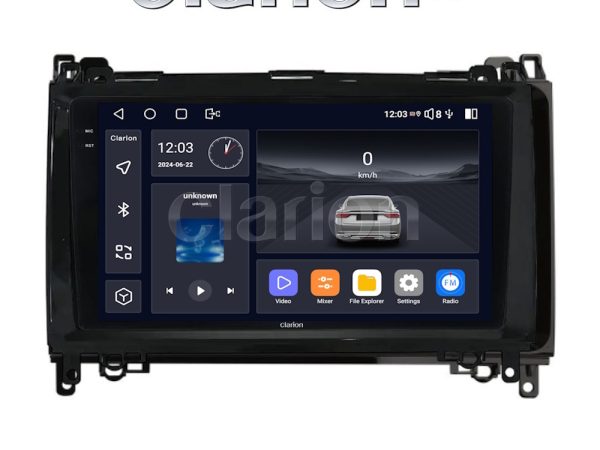 CLARION GL75668 Οθόνη OEM Multimedia Αυτοκινήτου για MERCEDES A(W169),B(W245) - SPRINTER - VITO   (CarPlay/AndroidAuto/BT/GPS/WIFI/GPRS)