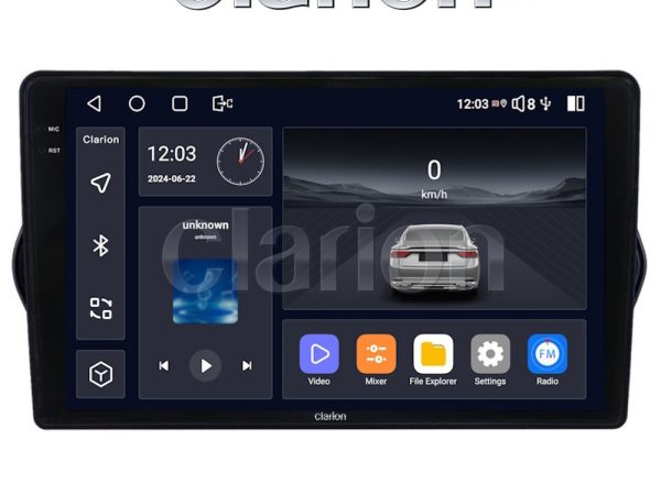 CLARION GL75747 Οθόνη OEM Multimedia Αυτοκινήτου για FIAT TIPO 2015>   (CarPlay/AndroidAuto/BT/GPS/WIFI/GPRS)