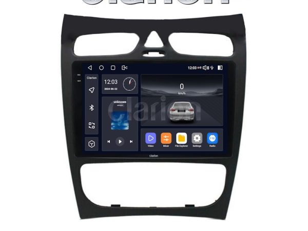 CLARION GL75812 Οθόνη OEM Multimedia Αυτοκινήτου για Mercedes CLK (W209) 2000 > 2004 (CarPlay/AndroidAuto/BT/GPS/WIFI/GPRS)