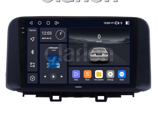 CLARION GL75961 Οθόνη OEM Multimedia Αυτοκινήτου για HYUNDAI KONA  mod.2017> (CarPlay/AndroidAuto/BT/GPS/WIFI/GPRS)