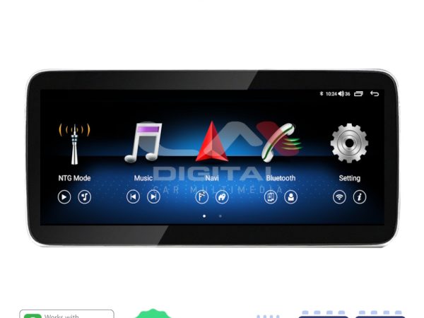 LM Digital - LM GH6 337 N45 Οθόνη OEM Multimedia Αυτοκινήτου για Mercedes A Class/ CLA Class (W176) 2013 > 2017 (CarPlay/AndroidAuto/BT/GPS/WIFI/GPRS)