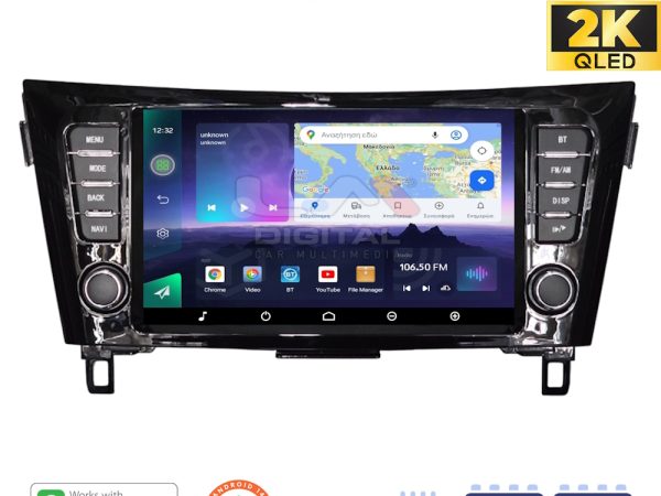 LM Digital - LM KQ8473 GPS Οθόνη OEM Multimedia Αυτοκινήτου για Nissan Qashqai 2014 > Nissan X Trail 2014 > (CarPlay/AndroidAuto/BT/GPS/WIFI/GPRS)