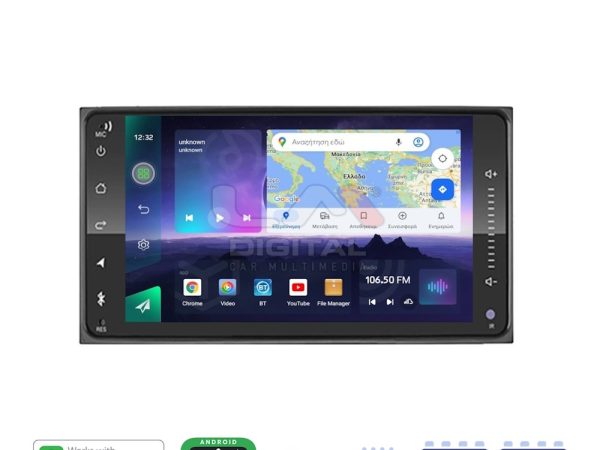 LM Digital - LM Q8071T GPS Οθόνη OEM Multimedia Αυτοκινήτου για Toyota (CarPlay/AndroidAuto/BT/GPS/WIFI/GPRS)