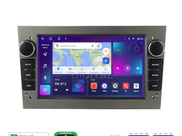LM Digital - LM Q8019G GPS Οθόνη OEM Multimedia Αυτοκινήτου για OPEL (CarPlay/AndroidAuto/BT/GPS/WIFI/GPRS)