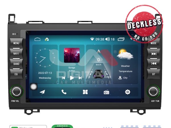 LM Digital - LM Q8068 GPS Οθόνη OEM Multimedia Αυτοκινήτου για MERCEDESA (W169) 2004>2012B (W245) 2005>2012SPRINTER-VITO-VIANO 2004>2019 (CarPlay/AndroidAuto/BT/GPS/WIFI/GPRS)