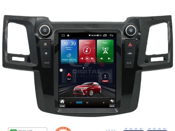 LM Digital - LM TC8820 GPS Οθόνη OEM Multimedia τυπου Tesla 9,7inch Toyota Hilux 2005 > 2016 (CarPlay/AndroidAuto/BT/GPS/WIFI/GPRS)