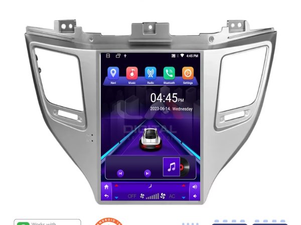 LM Digital - LM TN4263 GPS Οθόνη OEM Multimedia τυπου Tesla 9,7inch Hyundai Tucson 2015 > 2019 (CarPlay/AndroidAuto/BT/GPS/WIFI/GPRS)