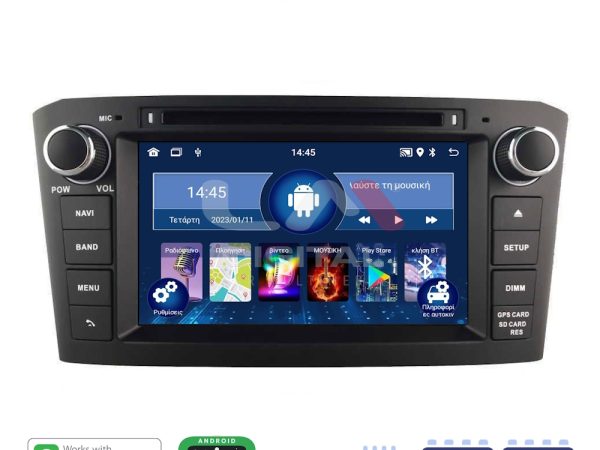 LM Digital - LM V4025B GPS Οθόνη OEM Multimedia Αυτοκινήτου για TOYOTA AVENSIS T25  2003 > 2008 (CarPlay/AndroidAuto/BT/GPS/WIFI)