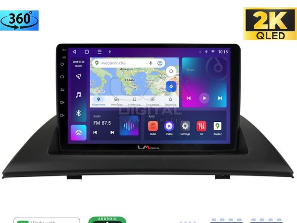 LM Digital - LM ZB8103 GPS Οθόνη OEM Multimedia Αυτοκινήτου για BMW X3 2003 > 2010 (CarPlay/AndroidAuto/BT/GPS/WIFI/GPRS)