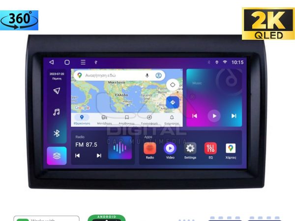 LM Digital - LM ZB8193 GPS Οθόνη OEM Multimedia Αυτοκινήτου για DUCATO, BOXER, JUMBER  (CarPlay/AndroidAuto/BT/GPS/WIFI/GPRS)
