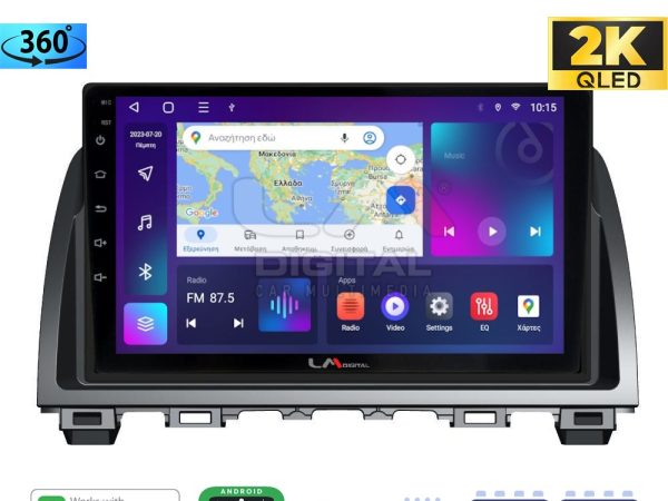 LM Digital - LM ZB8212 GPS Οθόνη OEM Multimedia Αυτοκινήτου για Mazda 6 2013 > 2017 (CarPlay/AndroidAuto/BT/GPS/WIFI/GPRS)