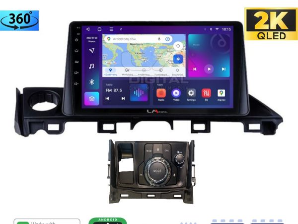 LM Digital - LM ZB8214 GPS Οθόνη OEM Multimedia Αυτοκινήτου για Mazda 6 2017 > 2020 (CarPlay/AndroidAuto/BT/GPS/WIFI/GPRS)