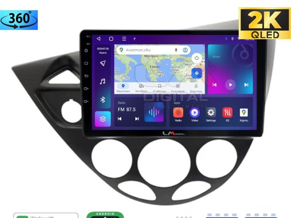 LM Digital - LM ZB8236 GPS Οθόνη OEM Multimedia Αυτοκινήτου για Ford Focus 1998 > 2004 (CarPlay/AndroidAuto/BT/GPS/WIFI/GPRS)