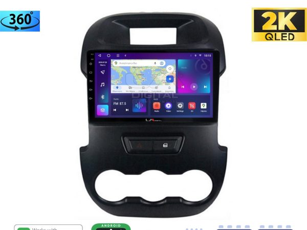 LM Digital - LM ZB8245 GPS Οθόνη OEM Multimedia Αυτοκινήτου για FORD RANGER 2011> 2015 (CarPlay/AndroidAuto/BT/GPS/WIFI/GPRS)
