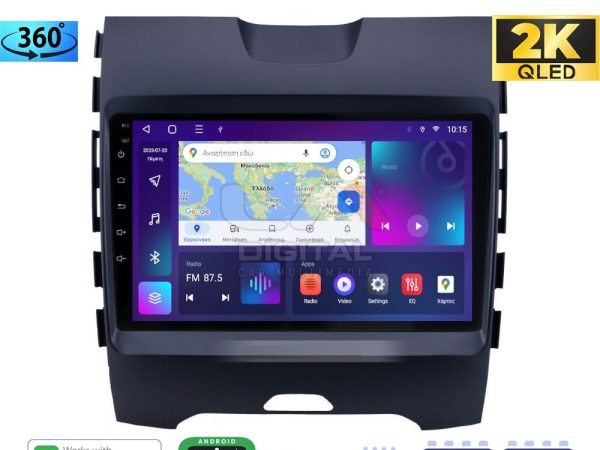 LM Digital - LM ZB8248 GPS Οθόνη OEM Multimedia Αυτοκινήτου για Ford Edge 2016 > (CarPlay/AndroidAuto/BT/GPS/WIFI/GPRS)