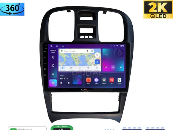 LM Digital - LM ZB8260 GPS Οθόνη OEM Multimedia Αυτοκινήτου για Hyundai Sonata 2000 > 2006 (CarPlay/AndroidAuto/BT/GPS/WIFI/GPRS)