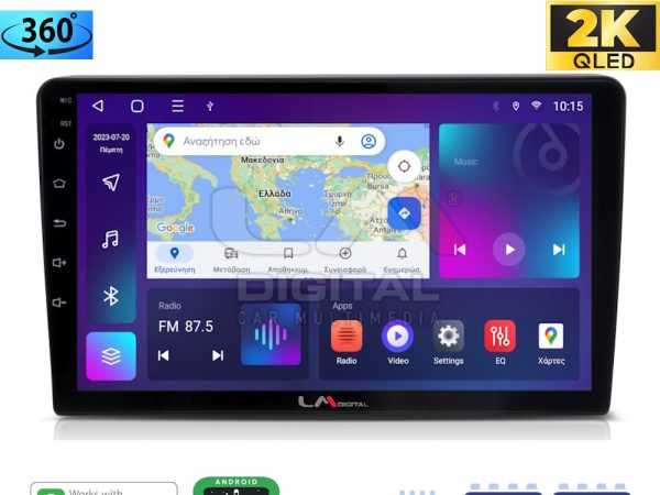 LM Digital - LM ZB8332 GPS Οθόνη OEM Multimedia Αυτοκινήτου για VW Golf4 1998 > 2004 (CarPlay/AndroidAuto/BT/GPS/WIFI/GPRS)