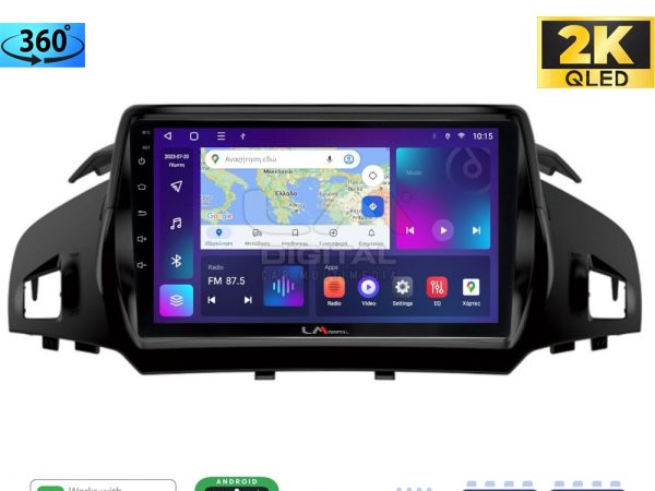 LM Digital - LM ZB8362 GPS Οθόνη OEM Multimedia Αυτοκινήτου για FORD KUGA 2013> & C-MAX 2011> (CarPlay/AndroidAuto/BT/GPS/WIFI/GPRS)